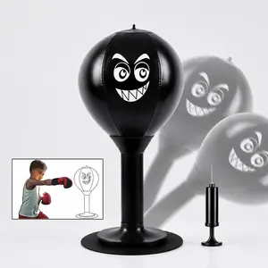 Fun Punch Rage Bag, Desktop Punching Bag,Suctions to Your Desk Stress Buster Boxing Bag !Stress Release Punching Ball with Suction Cup, Tabletop Boxing Bag for Kids