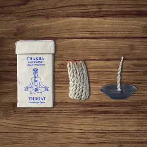 Chakra Throat Himalayan Cedar Rope Incense-Pack of 35 Rope
