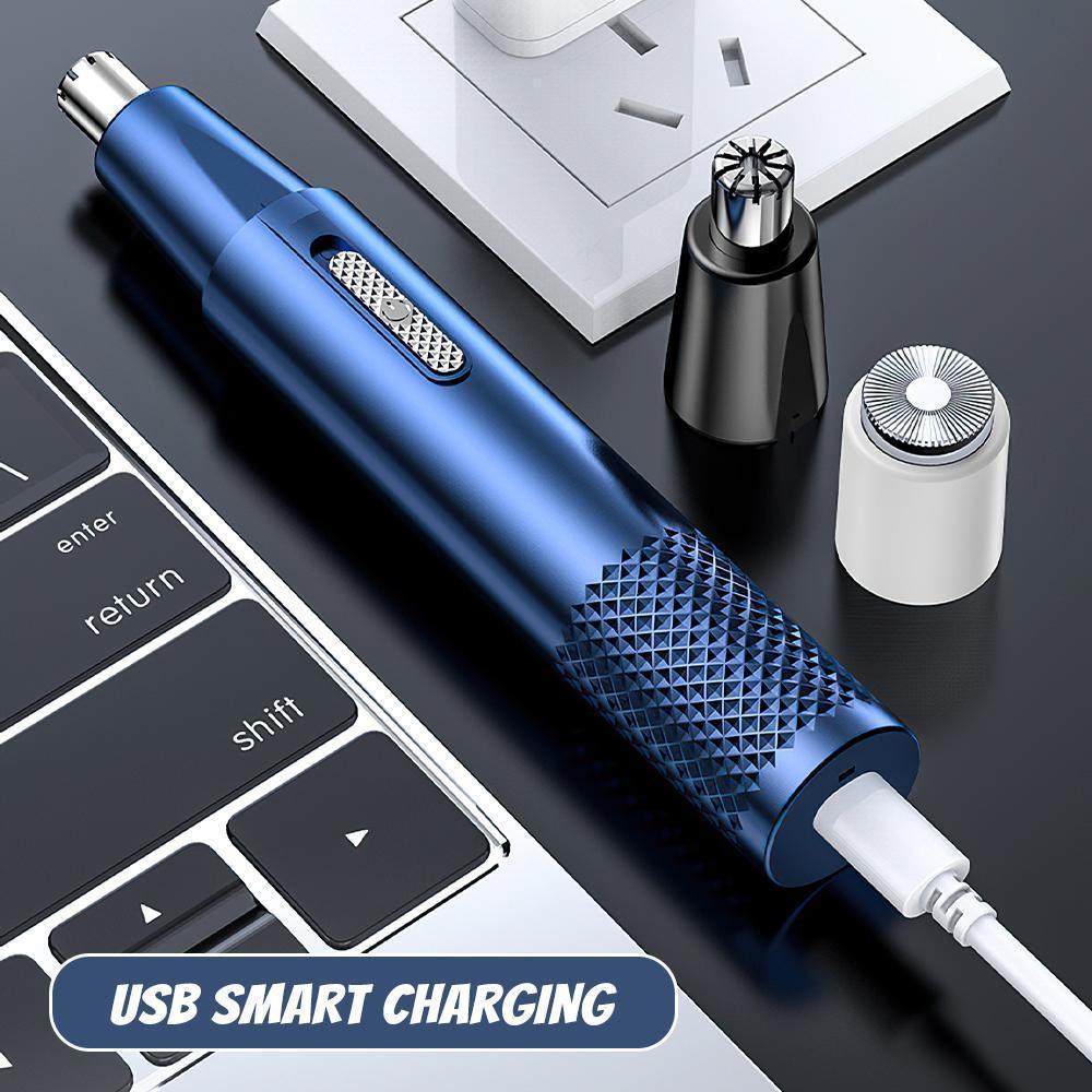 2-in-1 Rechargeable Hair Trimmer, Men's Ear and Nose Hair Trimmer, Eyebrow & Nose Hair Clippers, Easy to Clean,Perfect Christmas & New Year Gift ldea 2-in-1 Rechargeable Hair Trimmer, Men's Ear and Nose Hair Trimmer, Eyebrow & Nose Hair Clippers, Easy to Clean,Perfect Christmas & New Year Gift ldea