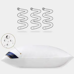 household adult feather velvet pillow,Hotel non-collapsing pillow, cervical vertebra protection, high pillow core,  single gift pillow, neck pillow,
