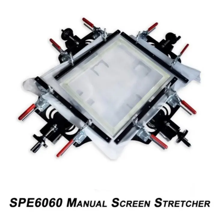 24x24 inches Heavy-Duty Manual Web Stretching Machine - Manual Control, Precise Tension Control, Enhances Print Quality, Essential for Screen Printing Projects & Professional Shops, Enhances The Quality Of Your Prints