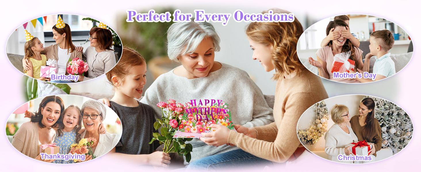 Best Mom Gift! D4DREAM Pop Up Card Mother's Day Flower Greeting Card for Her Best Mom Gift! D4DREAM Pop Up Card Mother's Day Flower Greeting Card for Her