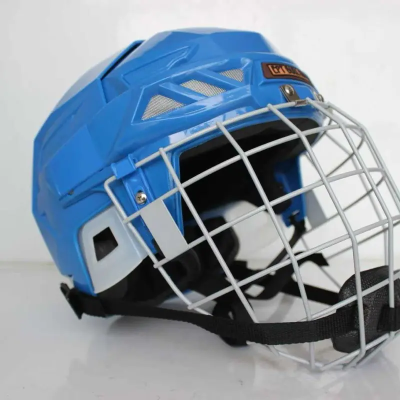 Rodeo Equestrian Bull Riding Protective Helmet Blue - EPT Bull Ropes 107 Series