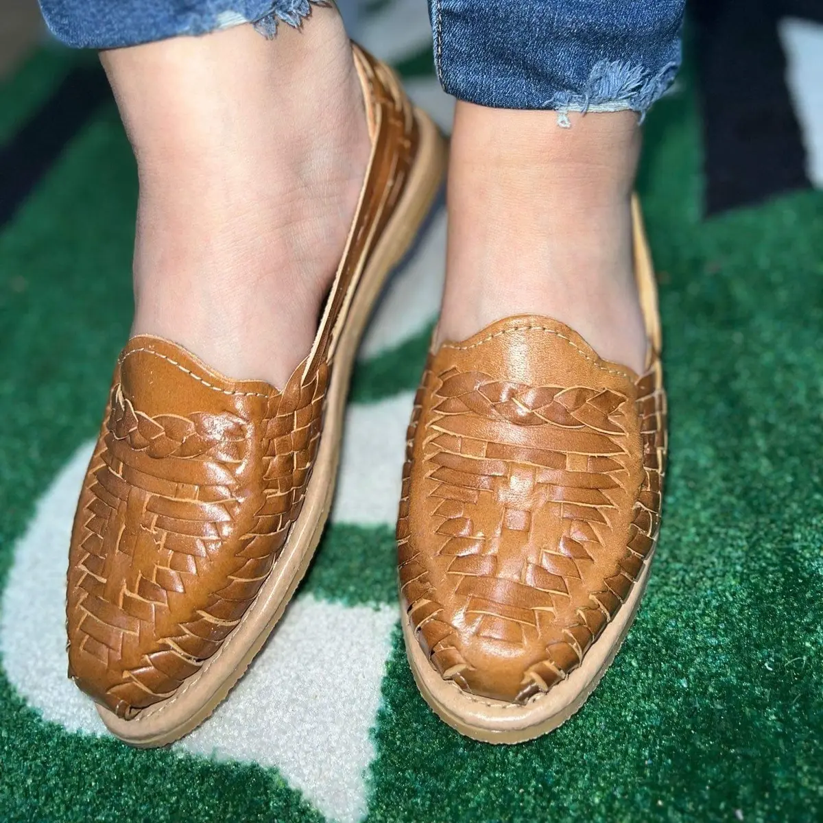 Huarache Artesanales Hechos en Sahuayo Michoacán Mexico