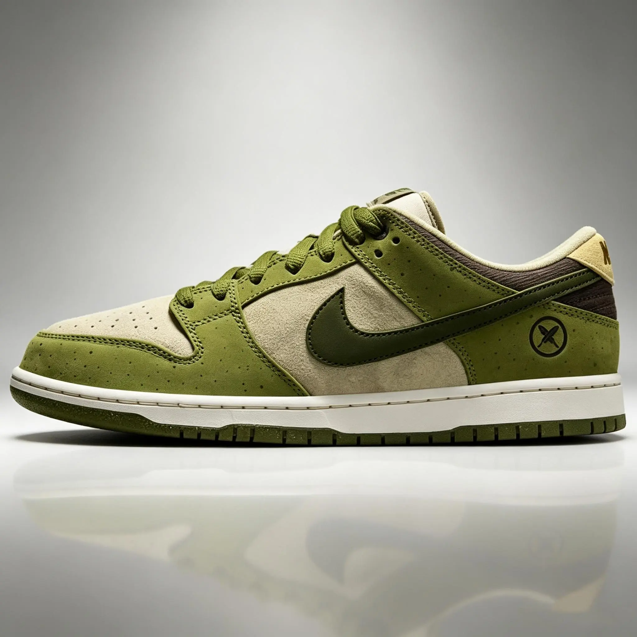 Men's Athletic Casual Trainers, Yuto Horigome x Nike Dunk Low SB 'Matcha'