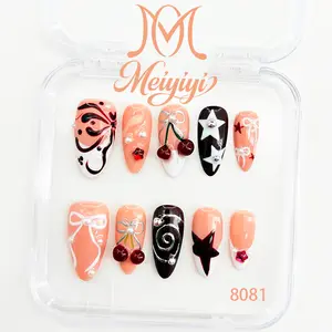 .DP.8081.Hand-drawn pinchable wearable nails