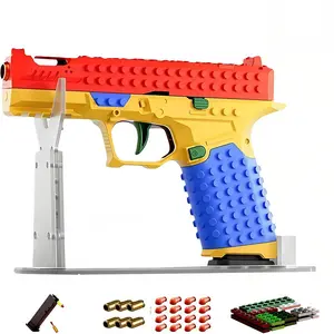 Bazilbazos Tactical DIY Building Block Handle Set Blasters, Multiplayer Strategy Collaborative Toy, Outdoor Team Activities, Festival Gift Essential