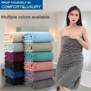 4-Piece Oversized Bath Towel Set 35x70 Extra Large Microfiber Towels Super Soft Quick Drying Multi-Color Combination Beige White Light Blue Dark Gray Luxury Spa-Grade Bath Towels Perfect for Home or Gift Giving Modern Coastal Style