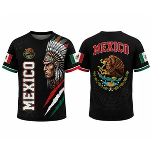 Mexico Baseball Jersey, Aztec Warrior Button Up Shirt, Mexican Flag Eagle Fan Gift, Vintage Mexican Style Baseball Jersey