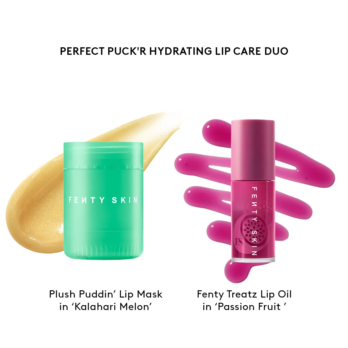 Passion Fruit Lip Oil + Kalahari Melon Lip Mask