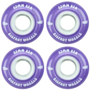 Bigfoot 53mm 83A Soft Cruiser Filmer Wheels Purple (Set of 4)