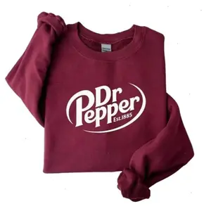 Dr. Pepper Sweatshirt, Dr Pepper Lover, Dr Pepper Gift, Gift for Girlfriend Cotton Clothing Comfort Fabric