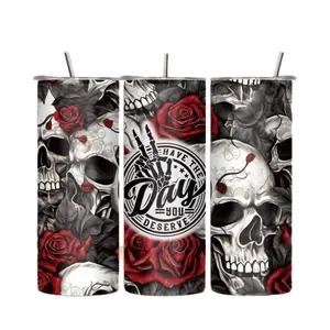 Have the Day You Deserve Tumbler - for Drinking - Ideal for Everyday Use - Drinkware  Washable Portable Reusable portable tumbler Insulated Stainless Mug Flasks Water Bottles Bottled tumblers drinkware cup unique cups