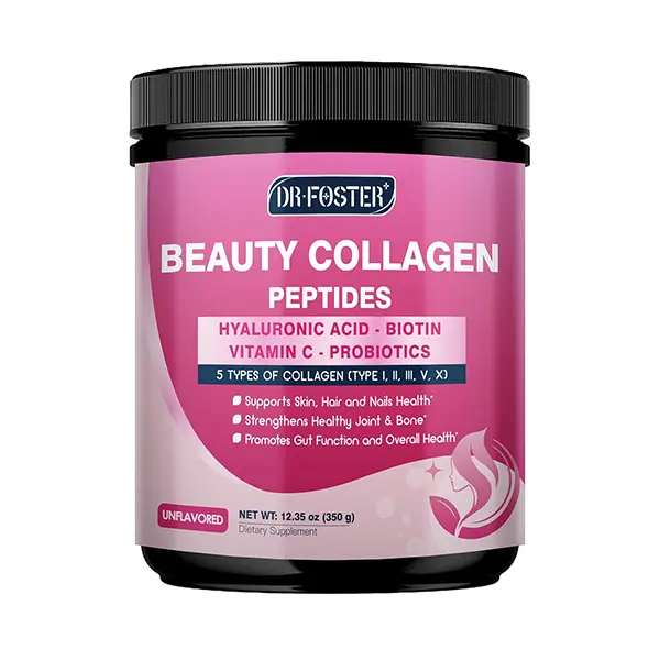 Multi Collagen Peptides Powder for Women, Hydrolyzed Collagen Types I, II, III, V & X with Beauty Complex, Vitamin C & Biotin, Supports Healthy Skin, Hair, Nails & Joints, Non-GMO, 35 Servings
