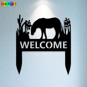 1pc Elephant Welcome Metal Wall Art,Charming Elephant Statue Mural,Ideal Gift for New Year,Easter,Animal Decor Enthusiasts,Weather-Resistant Metal Wall Decor Wall Sculptures,Perfect for Garden Wall & Fence Elephant Art Enthusiasts