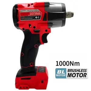 Milwaukee Electric Wrench High Torque 1000 Torque Brushless Electric Screwdriver Rechargeable for Home Use Compatible M12 Lithium Battery