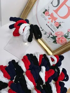 120 Large Soft Elastic Hair Ties