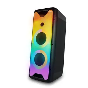 Gemini Sound GLS-550 Bluetooth Speaker System – Wireless, Portable with LED Party Lights, 800W Peak Power, 16-Hour Battery, USB/FM Radio, Mic & Guitar Inputs – Perfect for Parties and On-the-Go