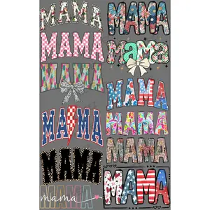 MAMA (5) PREMADE GANGSHEET  - 22X36  DTF TRANSFERS - DIRECT TO FILM