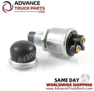Advance Truck Parts 24V Push Button Momentary Switch - W112112