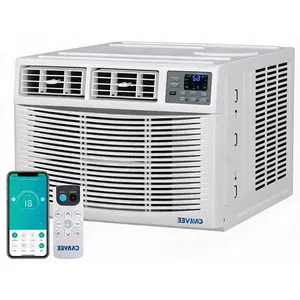 8000 BTU 4-in-1 Window AC & Heater Combo, Dehumidifier & Fan, Smart Wi‑Fi/App/Remote Control, Energy-Efficient Cooling & Heating — Alexa Compatible — Up to 350 sq ft Feet – U.S. Standard