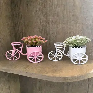 2 Counts Mini Realistic Potted Plants Set, Indoor Office Desktop Window Sill Decor, Nordic Style Artificial Small Plant Ornaments