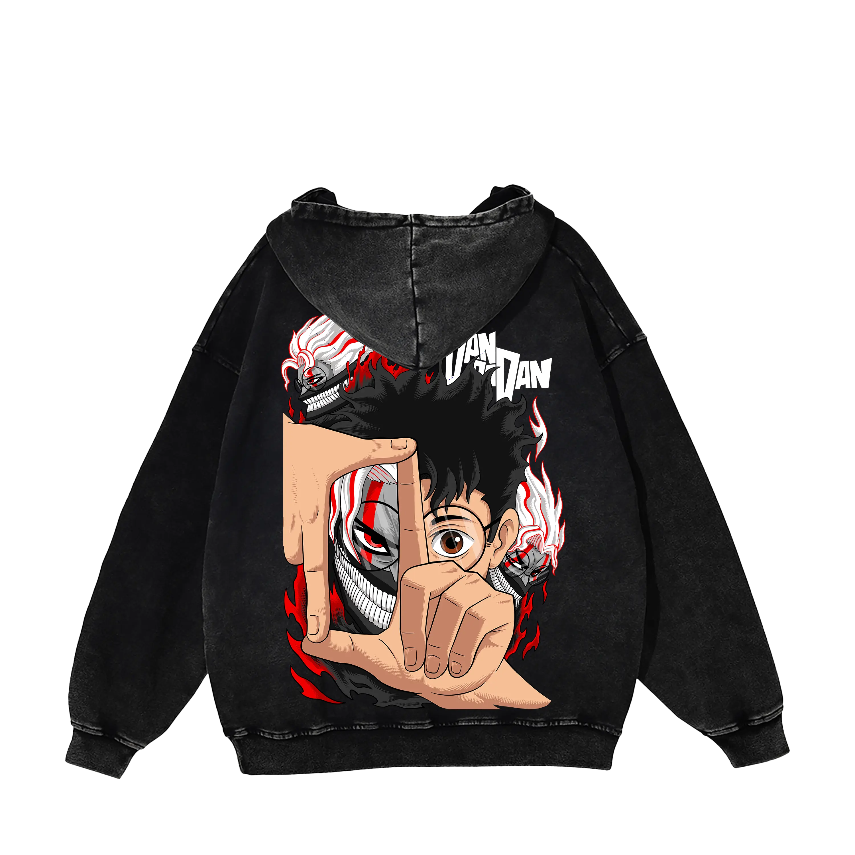 Okarun Hoodie – Dandadan Anime Vintage Oversized Hoodie, Streetwear Graphic Pullover, Fan Gift Collector Edition