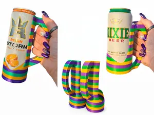 3D Printed Mardi Gras Can Holder
