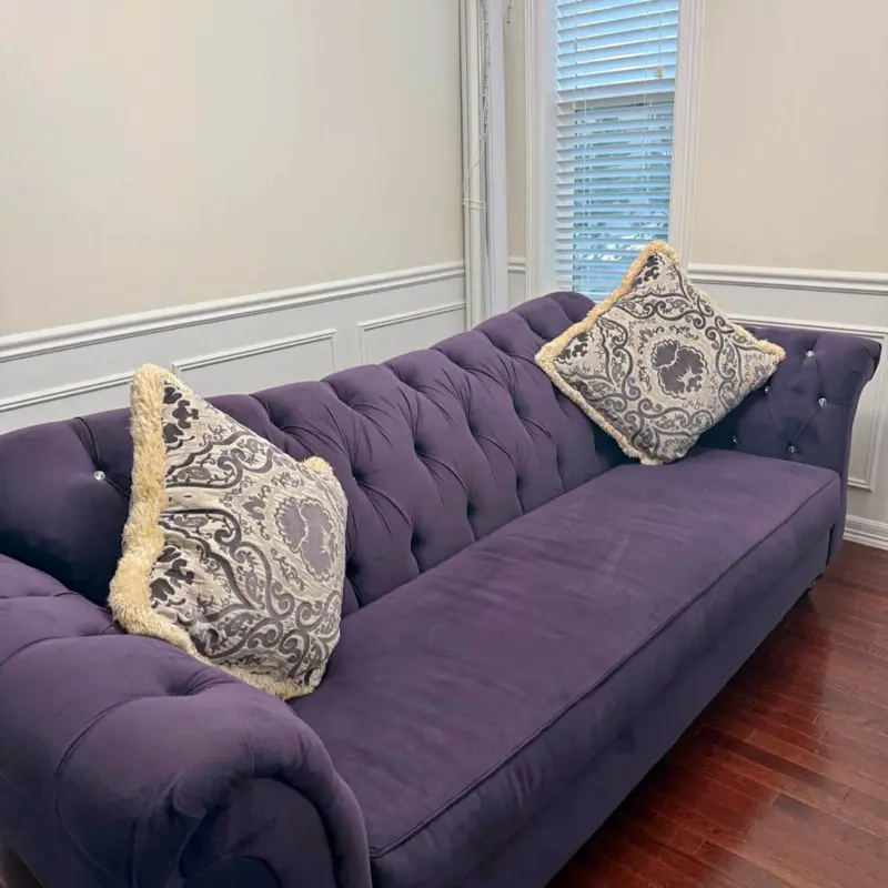 Luxury 2-Piece Sofa Set + 4 Decorative Pillows