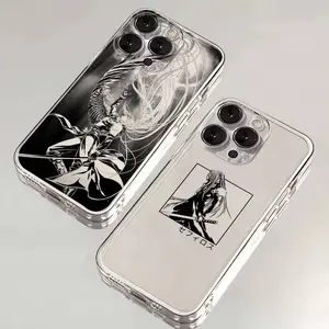 Final F-Fantasy Sephiroth Phone Case For iPhone 16,15,14,13,12,11 Plus,Pro,Max, Transparent Silicone Soft Z8