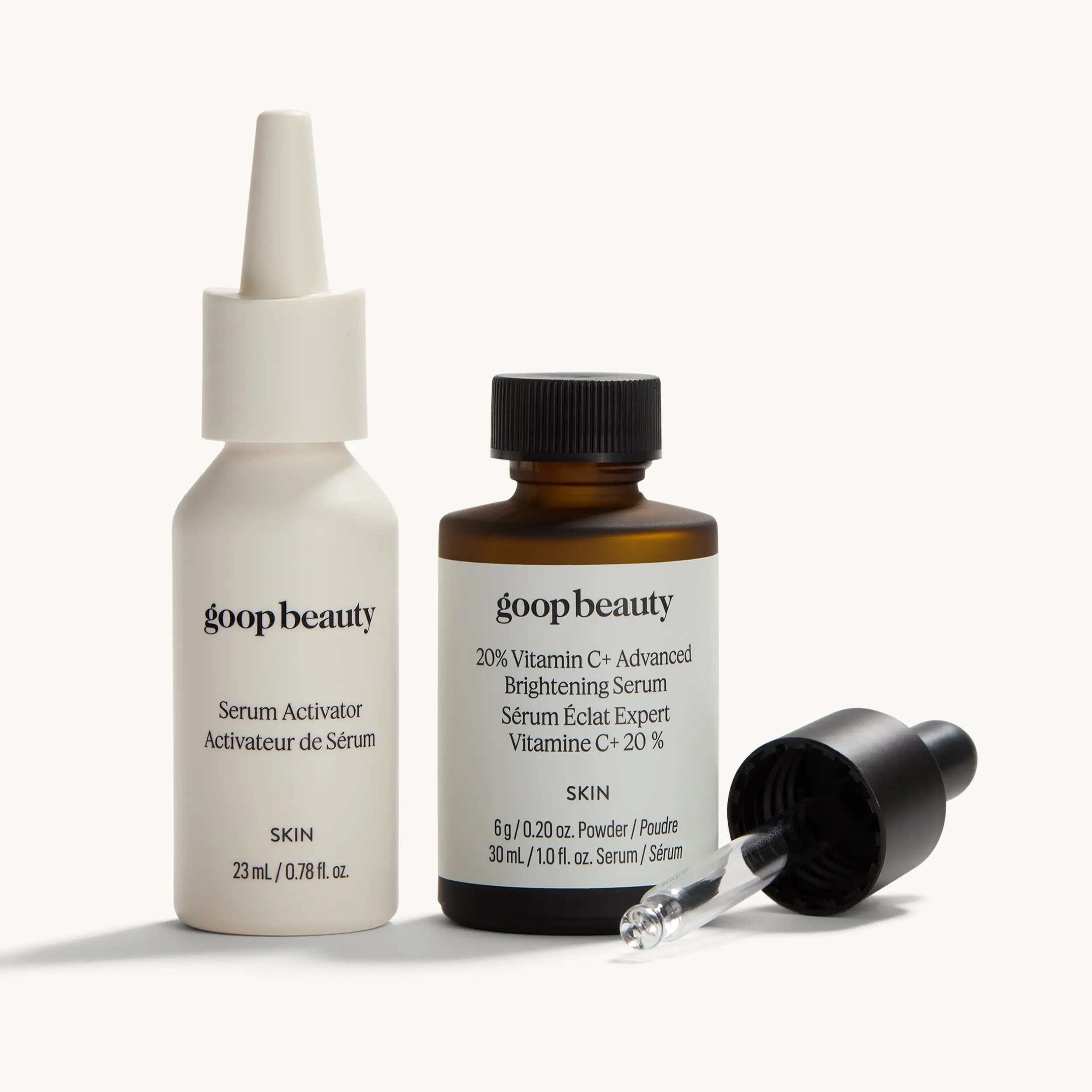 20% Vitamin C+ Advanced Brightening Serum by goop Beauty  | Vitamin C Serum for Face | Hydrating to Improve Tone & Texture | L-Ascorbic Acid & Ectoin