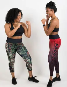 CVG Badass Reversible Leggings High Waisted Sportswear High Waisted Athletic