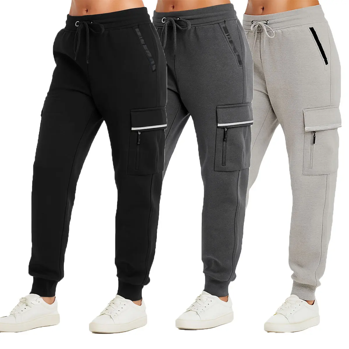 ( *Tech* ) Black-Charcoal-Heather Grey