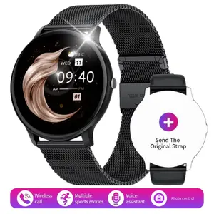 Smart Watch with Wireless Calling, Multi-Sport Modes, Call & Message Alerts, Custom Wallpaper, Fitness Tracking, Compatible iOS/android, Multifunctional Smart Watch