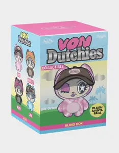 VON DUTCH Von Dutchies Plush Figure Blind Box, Multi-Colored