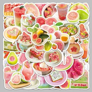 50 Fun and Realistic Fruit Stickers, Decorative Decal, Suitable for Scrapbooks, Diaries, Laptops, Water Bottles, Cars, and Other Faith-Based Designs – Gifts with Positive Messages.