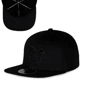 The Timothy Black Flat Brim Snapback Hat adjustable snapback Minimalist Baseball  Cap with Sun Protection Stylish