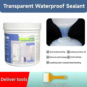 Transparent Waterproof Sealant 1000g - Keep Spaces Dry & Projects Secure All Year Round - Ready to Use & Highly Waterproof Agent