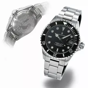 Steinhart OCEAN One 39 Black Ceramic Automatic ETA Men Diver Watch 103-0981