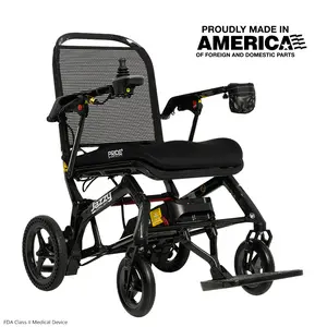 Jazzy® Ultra Light Power Wheelchair - 33 lbs, All-Carbon Fiber Frame, Foldable, Portable, FDA Class II Medical Device, K0899