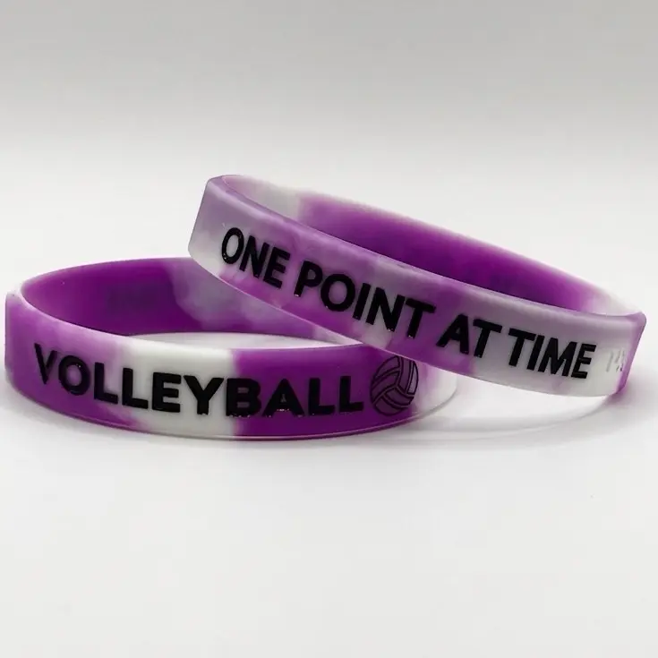 White and purple tie dye