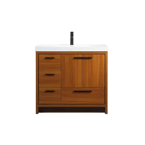 Wyatt Bathroom Vanity Set Teak