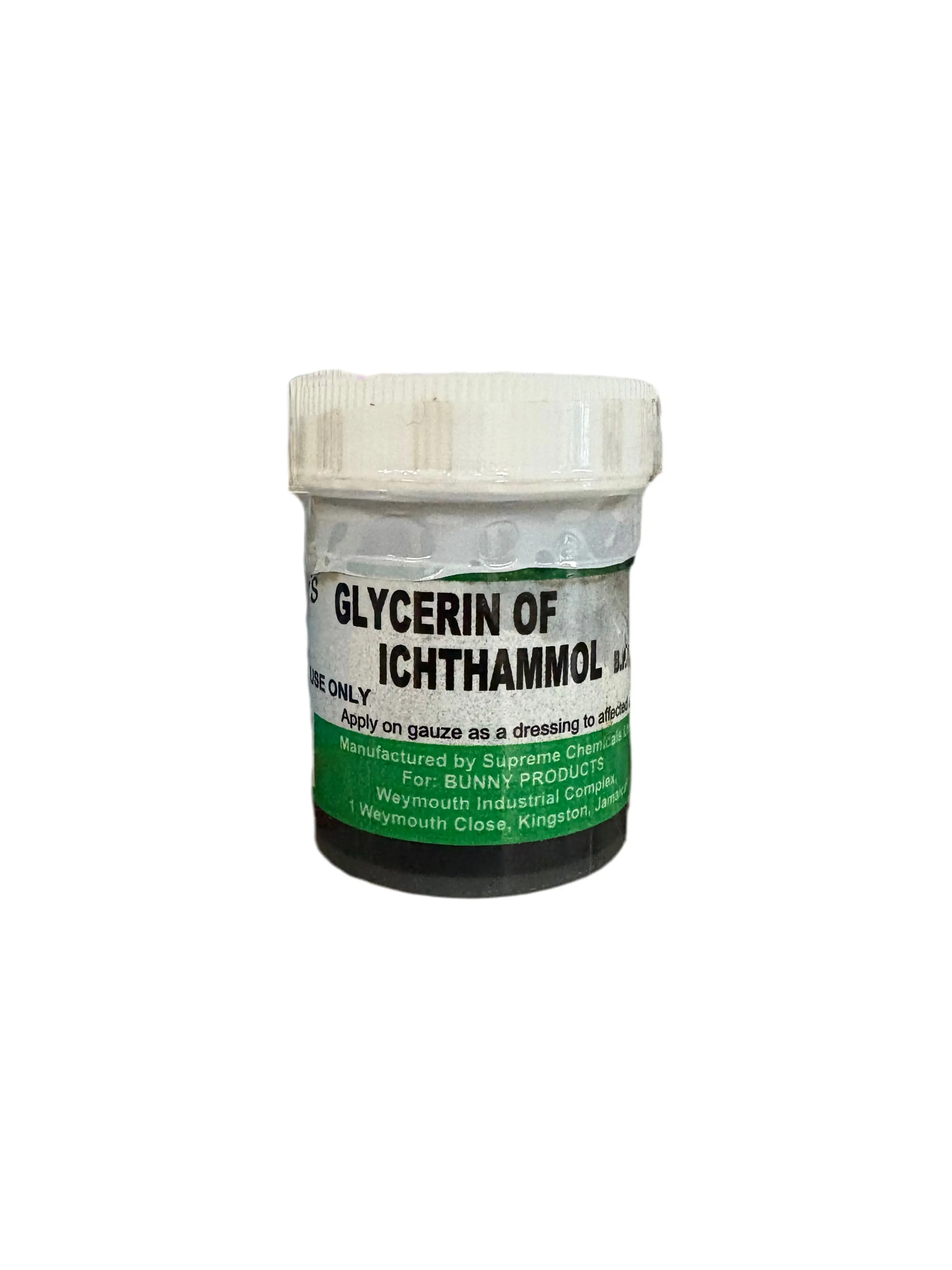 Bunny's Glycerin of Ichthammol