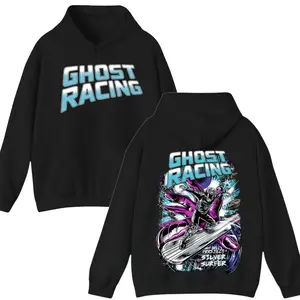Ghost Racing Project Silver Surfer Graphic Hoodie, Motorcycle hoodies, biker hoodies, Size S- 3XL, Menswear Top, Womenswear Top Underwear Streetwear