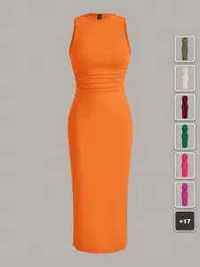 FLASH Knit bodycon tank dress stretchy summer vacation going out outfit