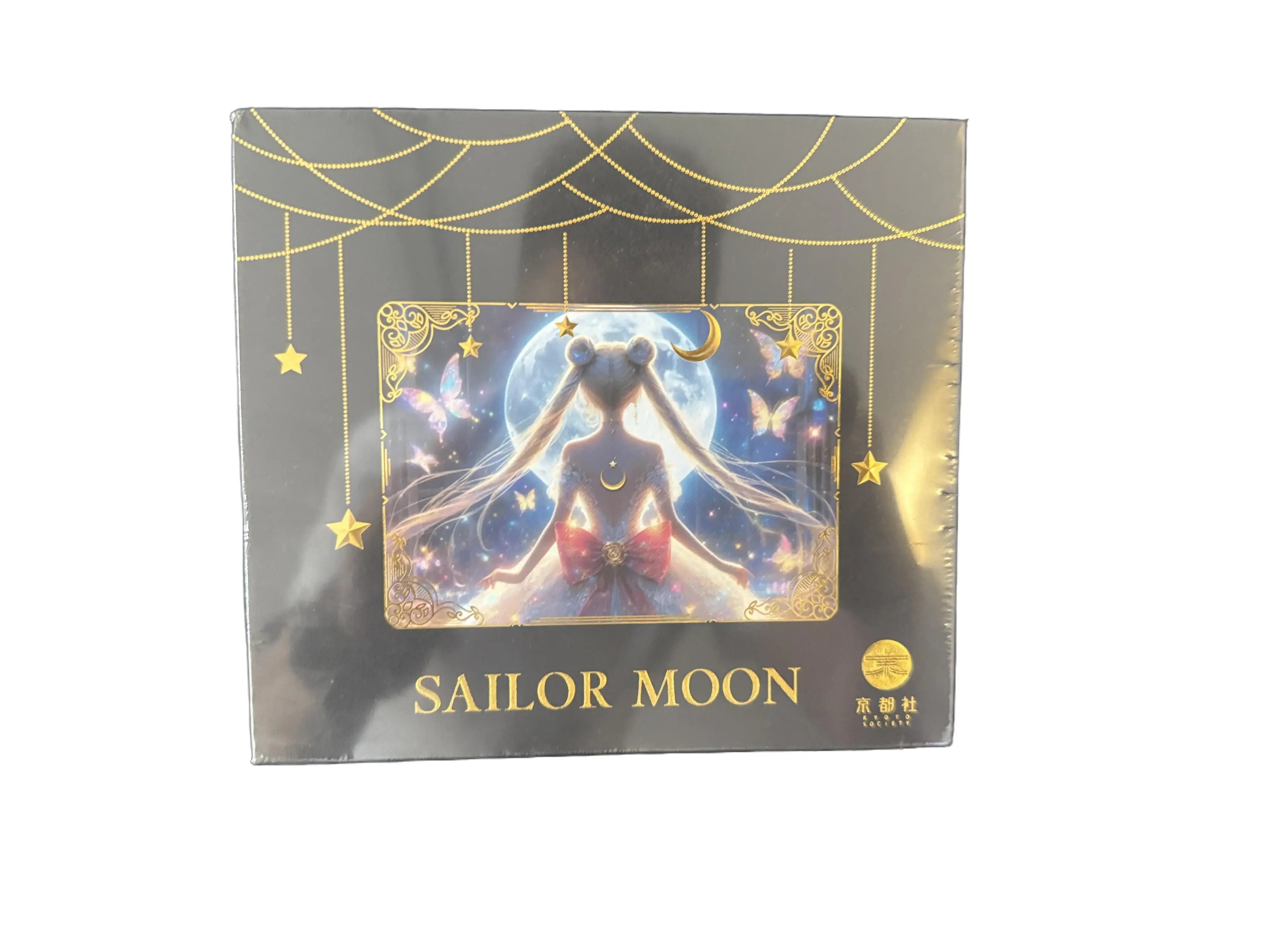 Sailor Moon Non-Sports Trading Card Complete Box Set, Starry Moon Artwork Design, Cute Girl Aesthetic Collectible Card Display Case