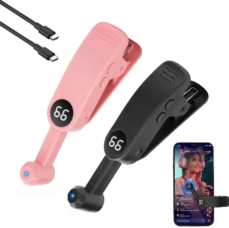 2026 New Smart Automatic Screen Clicker, Rechargeable Auto Tapper Clicker for Phones, -10–99 Speed Adjustable Fast Tap Simulator for Game, Live Likes & Shopping