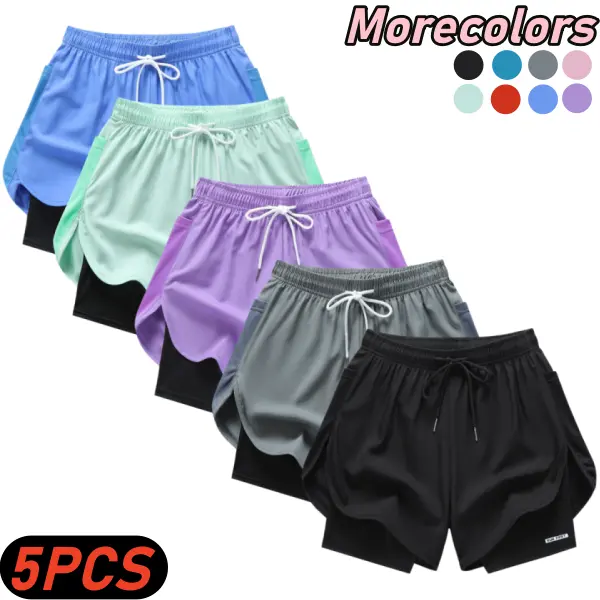 Black + Light Gray + Purple + Light Green + Sky Bl