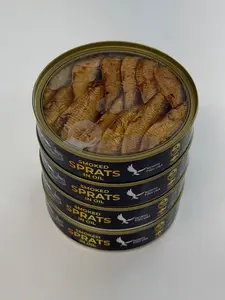 4 PACK: Premium Smoked Sprats in Oil - Tinned Fish Date Night Gourmet Seafood