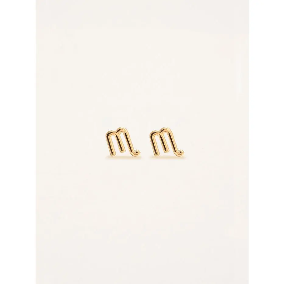 Scorpio Zodiac Earrings